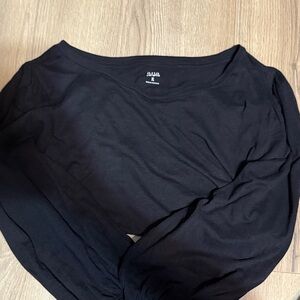 Black 3/4 Sleeve Top